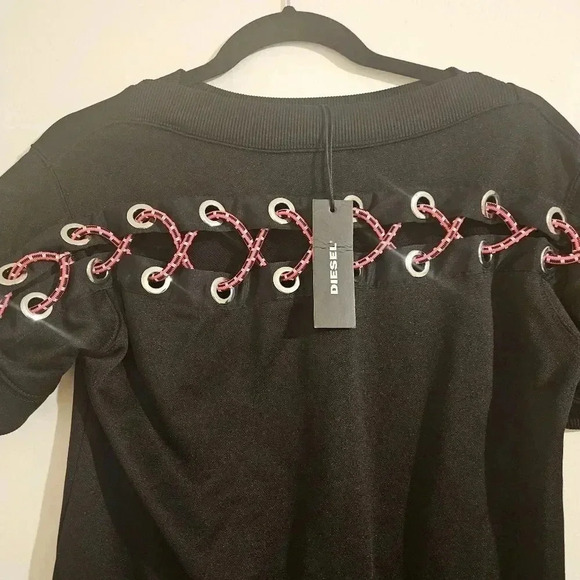 Diesel Grommet Sweatshirt Dress NWT - Picture 5 of 5